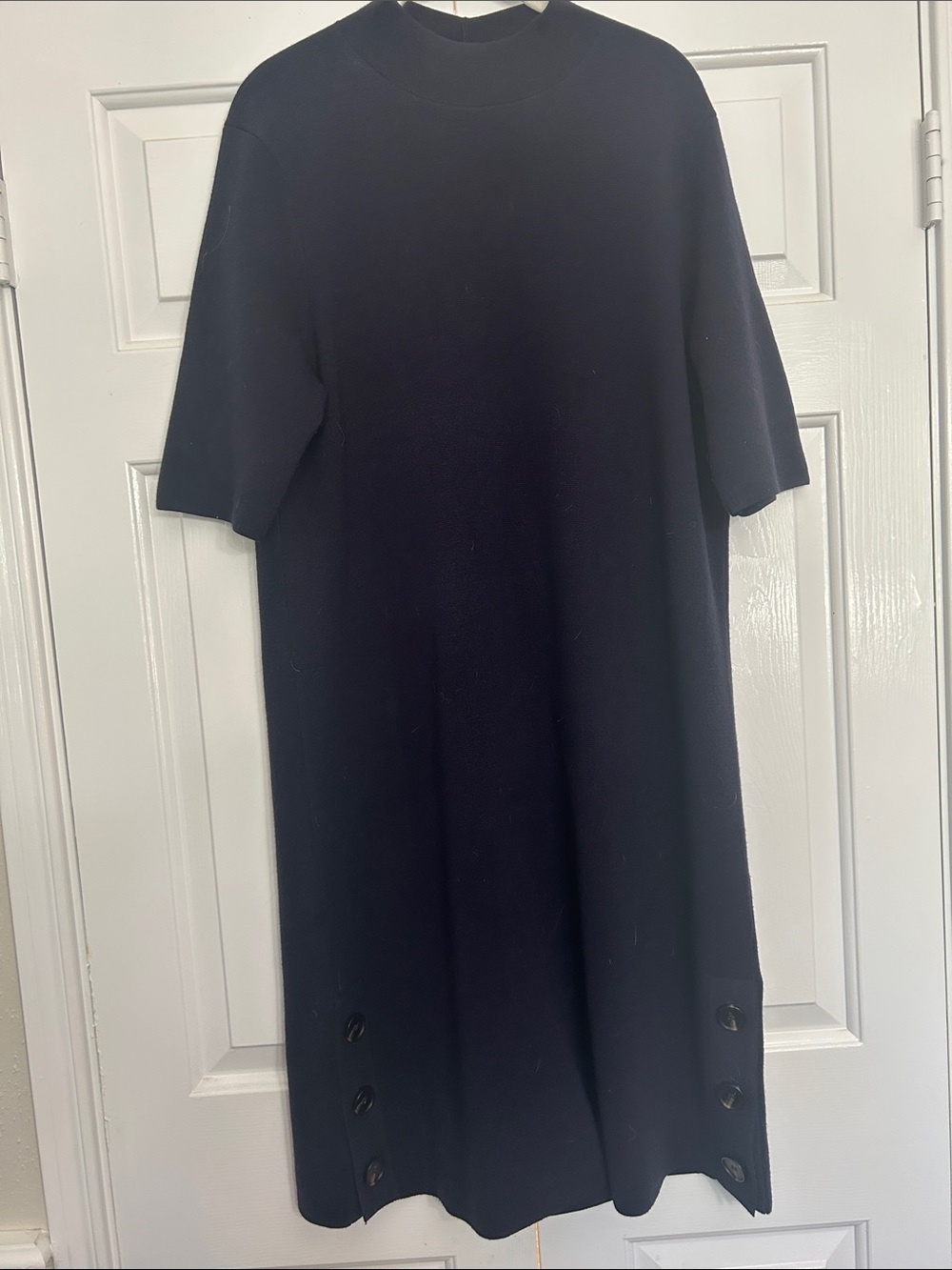 Ann Taylor Navy Sweater Dress